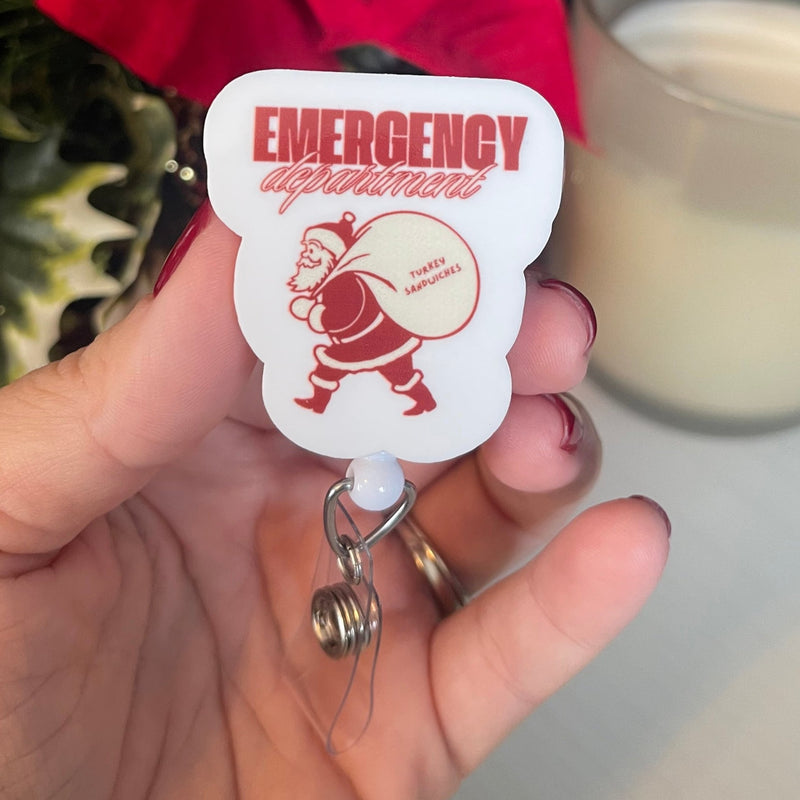 Badge Reel: Emergency Department Santa