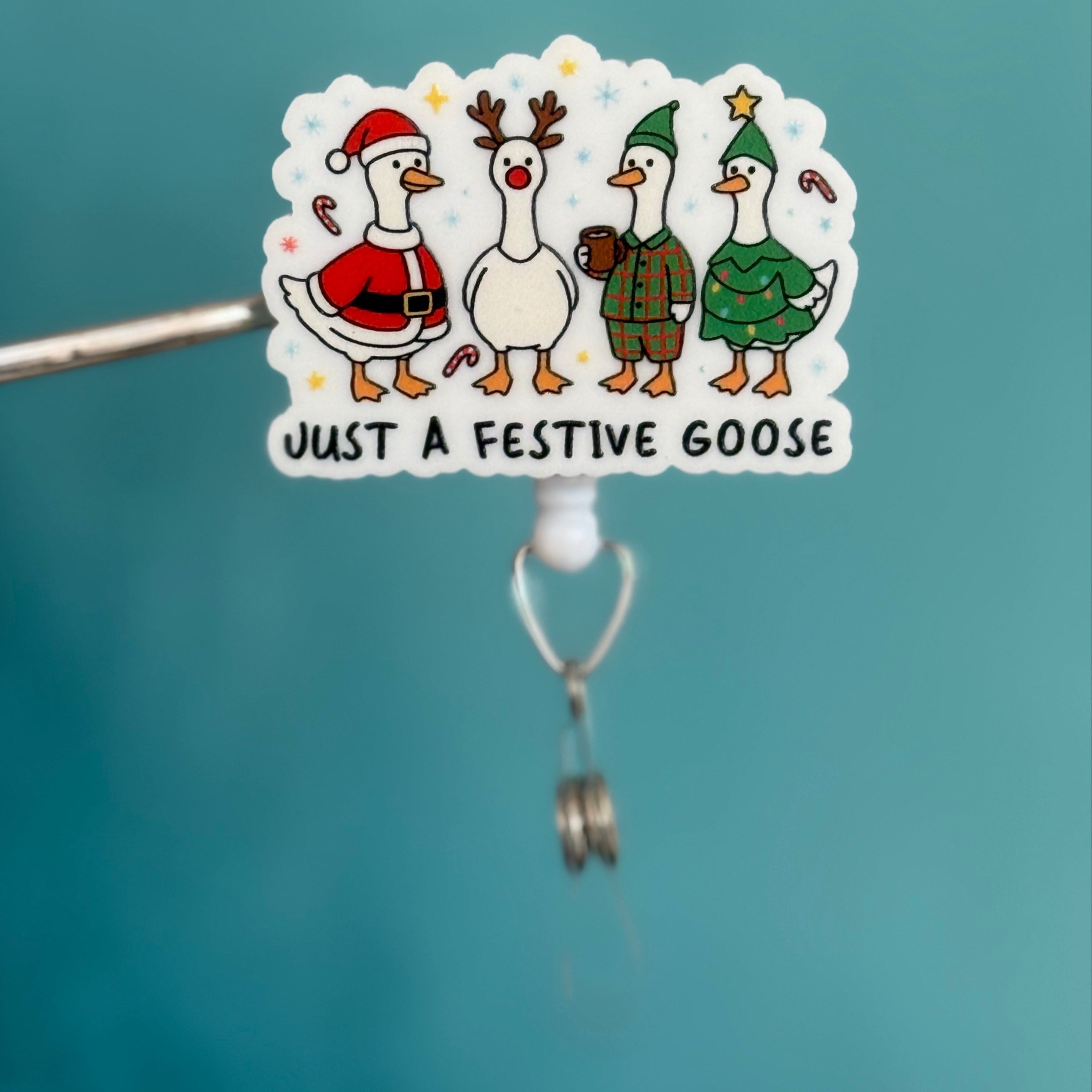 Badge Reel: Just a festive goose