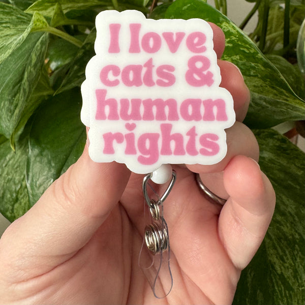 Badge Reel: I love cats and human rights