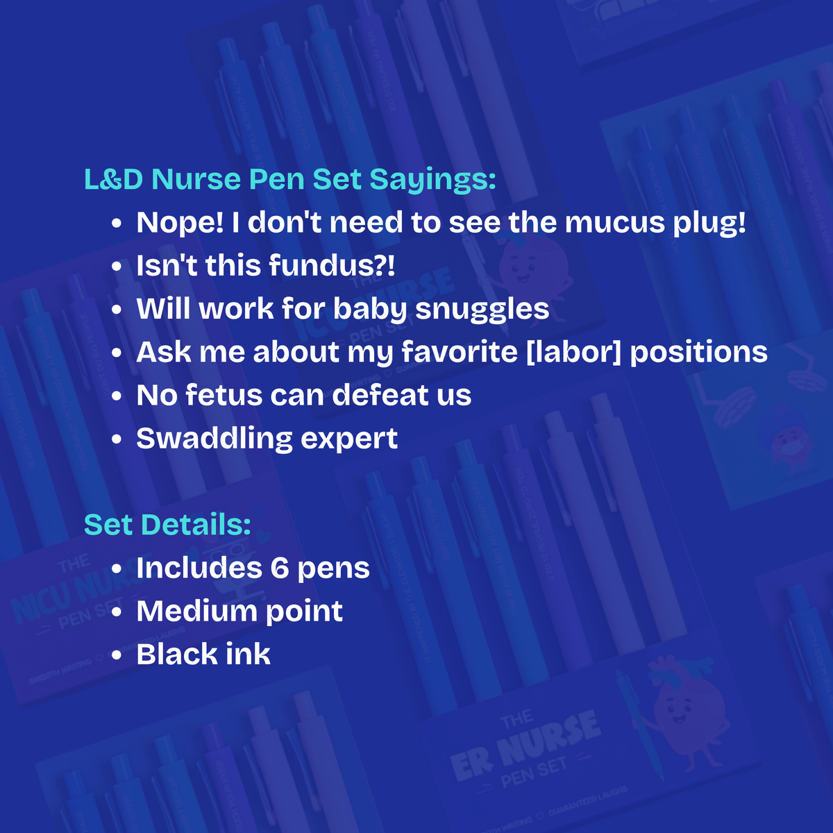 L&D Nurse Pen Set