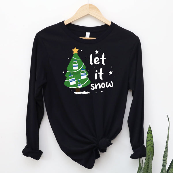 Let it Snow Propofol Christmas Tree - Long Sleeve