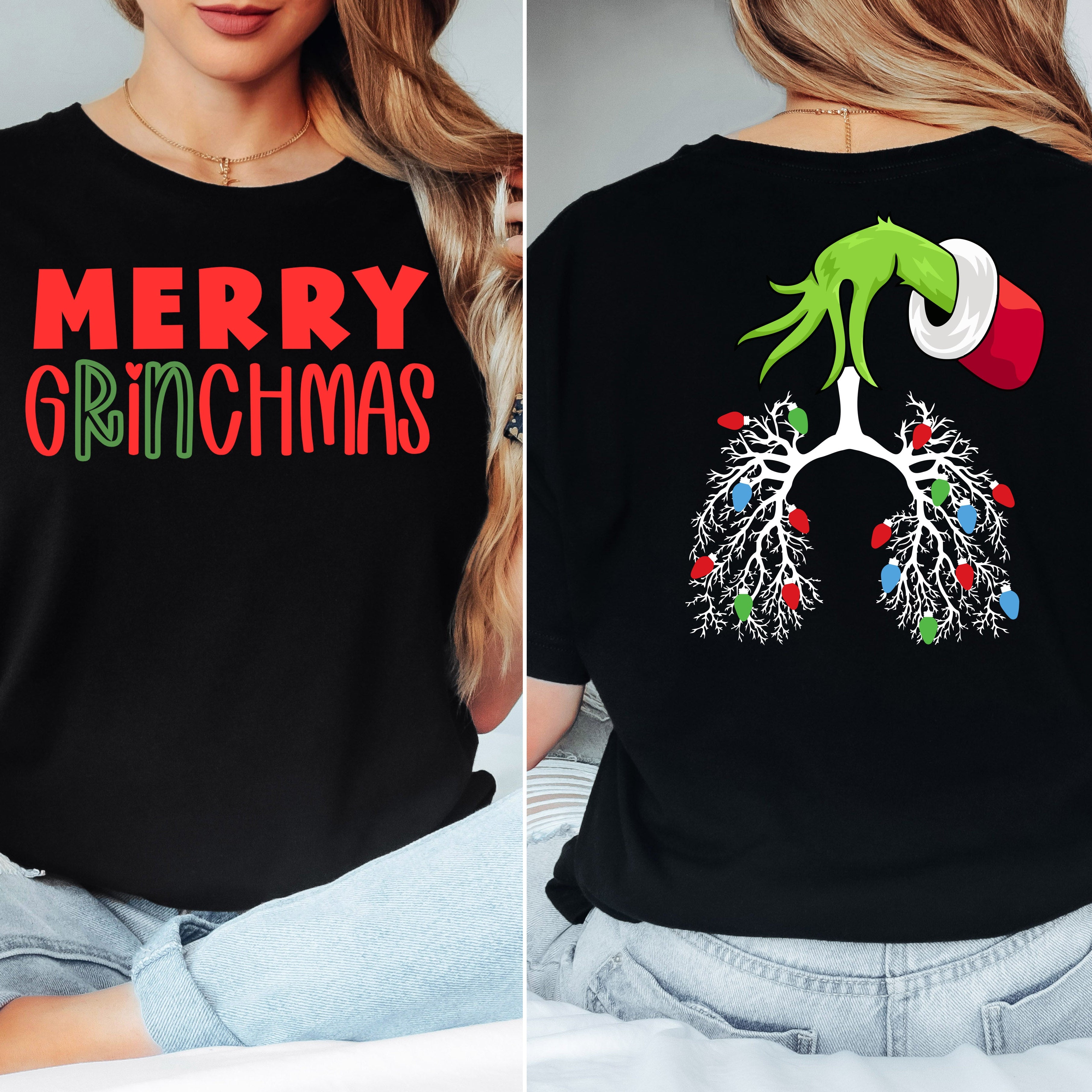 Merry Grinchmas Christmas Holiday Nurse Shirt
