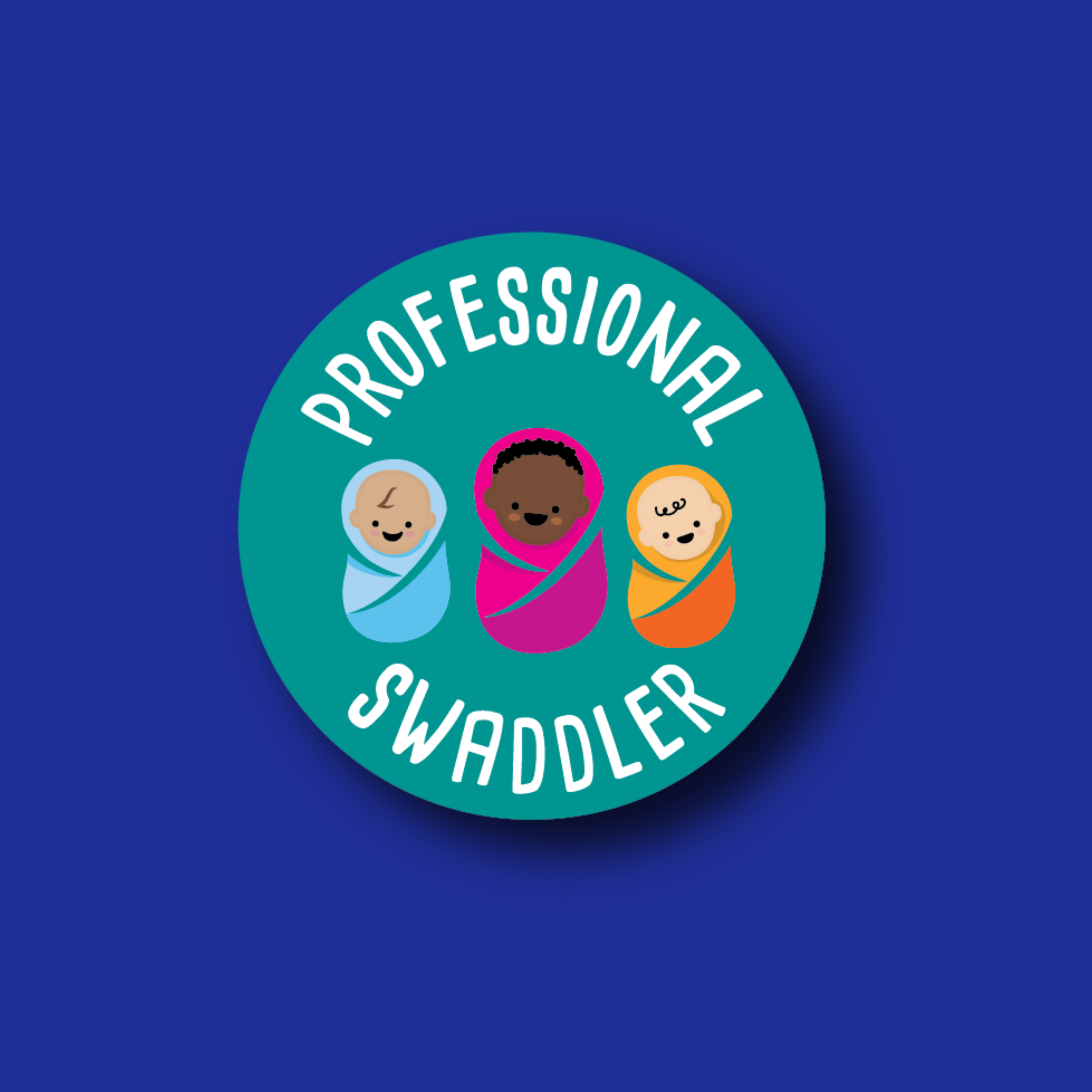 Acrylic Badge Topper: Professional Swaddler