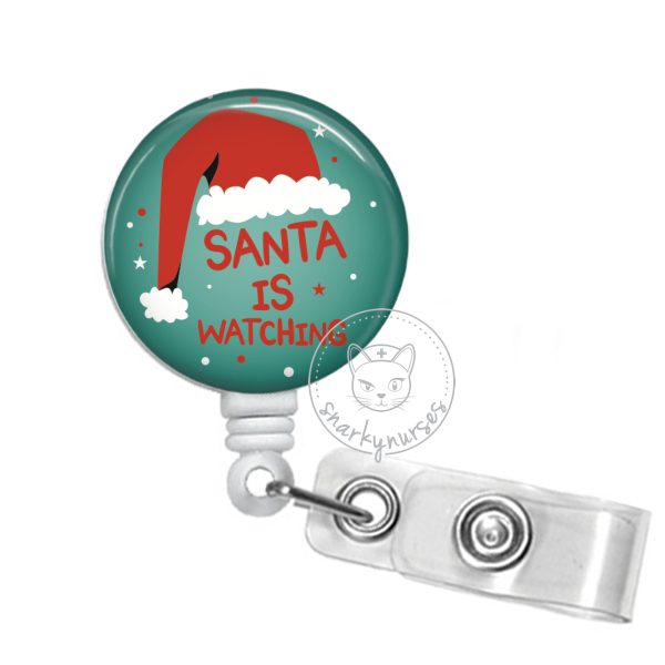 Christmas Badge Holder 4Pcs Christmas Cartoon Badge Reels Retractable Badge  Holders Nurse Badge Reels
