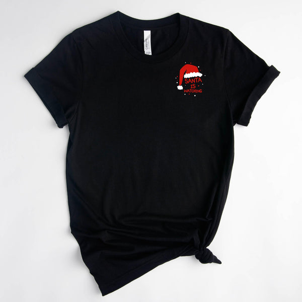 Santa is Watching - Left Chest
