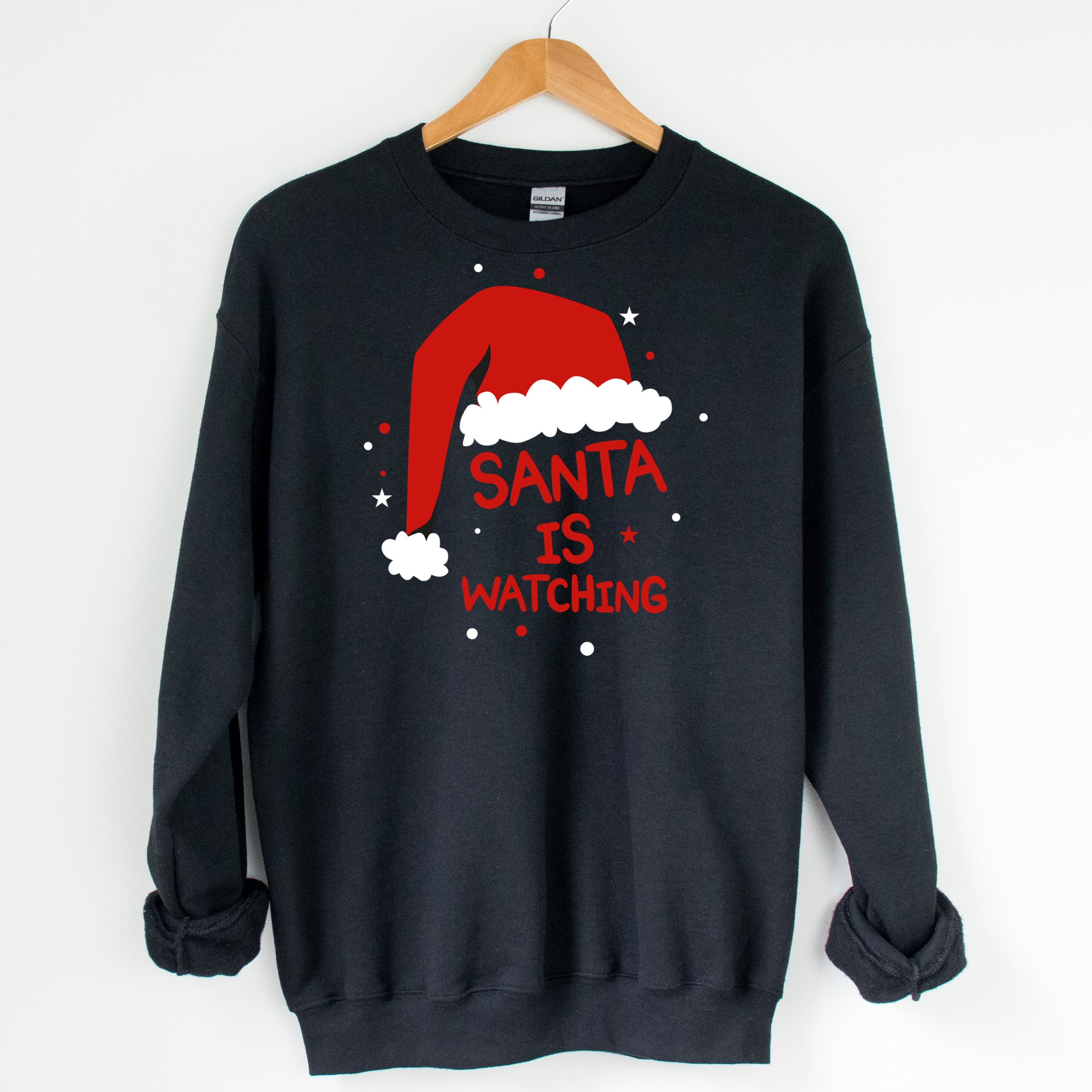 Sweatshirt: Santa is watching