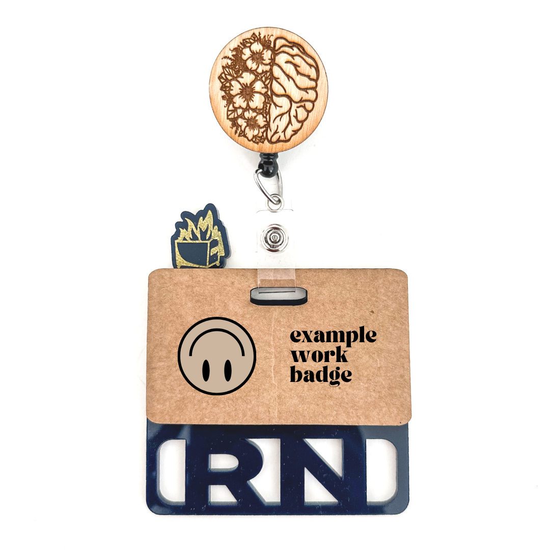 Badge Buddy + Topper - Custom Options Available!
