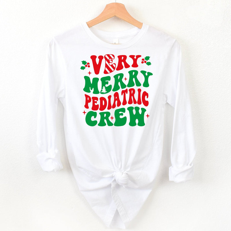 Very Merry Pediatric Crew - Long Sleeve