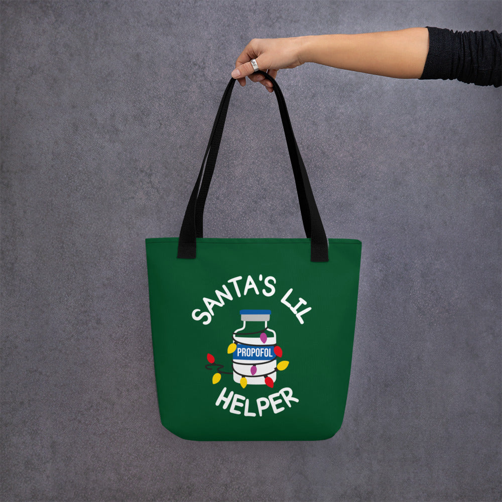 Tote: Santa's lil helper