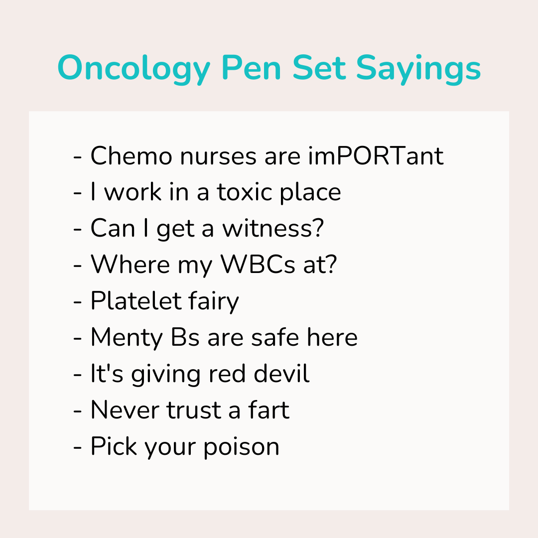 Snarky Pens: Oncology - Set of 9 Pens