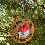 Ornament: Dumpster Fire