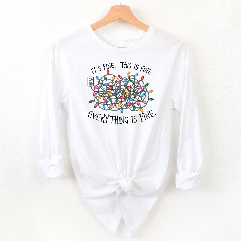 It's Fine Christmas Light Bundle - Long Sleeve