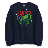 Sweatshirt: Santa's Favorite Nurse