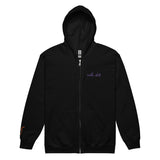 Embroidered Full-Zip Hoodie: well, shit