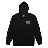 Embroidered Full-Zip Hoodie: Get Your Shift Together