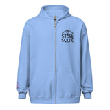 Embroidered Full-Zip Hoodie: Stork Squad