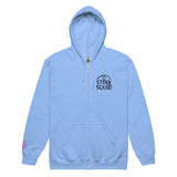 Embroidered Full-Zip Hoodie: Stork Squad