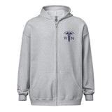 Embroidered Full-Zip Hoodie: Critical Care RN