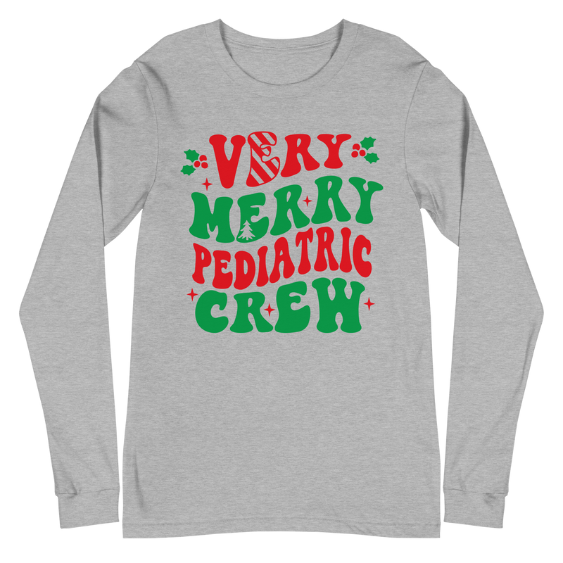 Very Merry Pediatric Crew - Long Sleeve