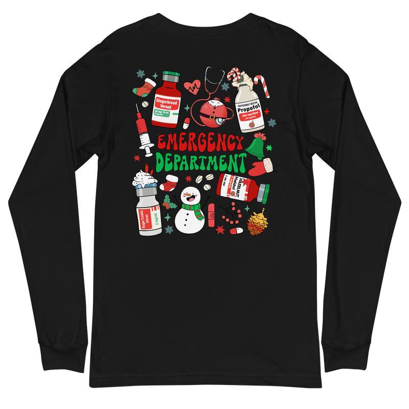 ER Christmas Crew - Long Sleeve - Front & Back Design!