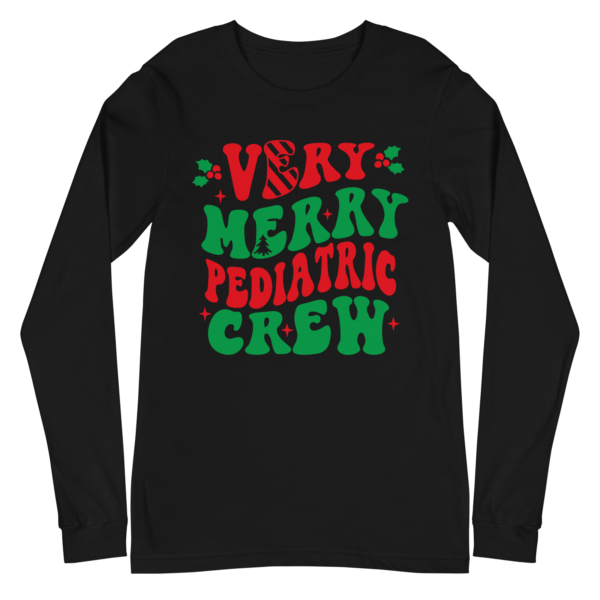 Very Merry Pediatric Crew - Long Sleeve