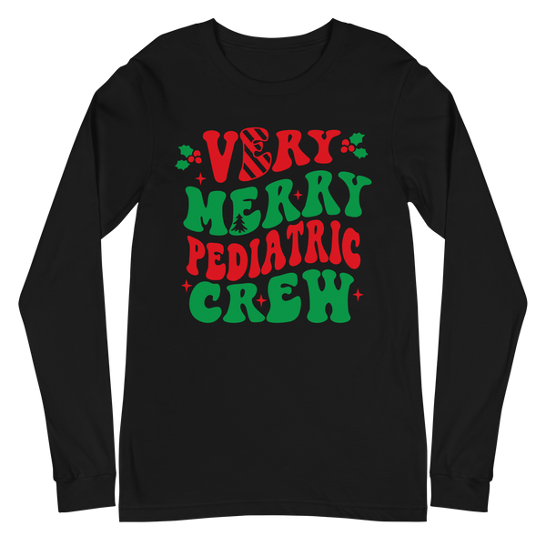 Very Merry Pediatric Crew - Long Sleeve