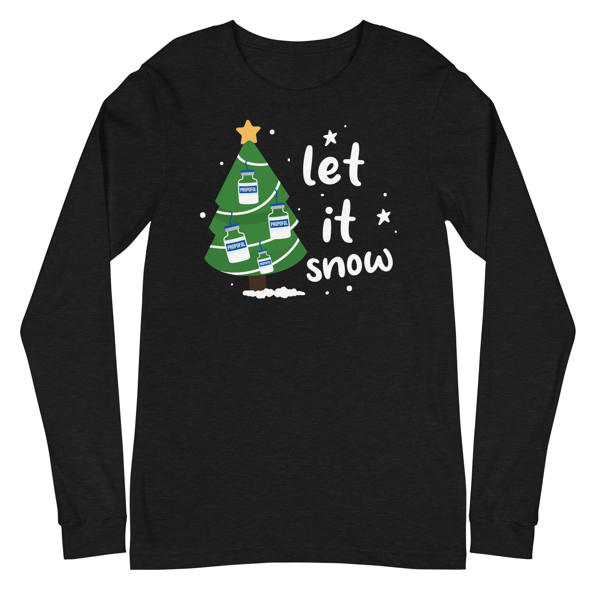 Let it Snow Propofol Christmas Tree - Long Sleeve