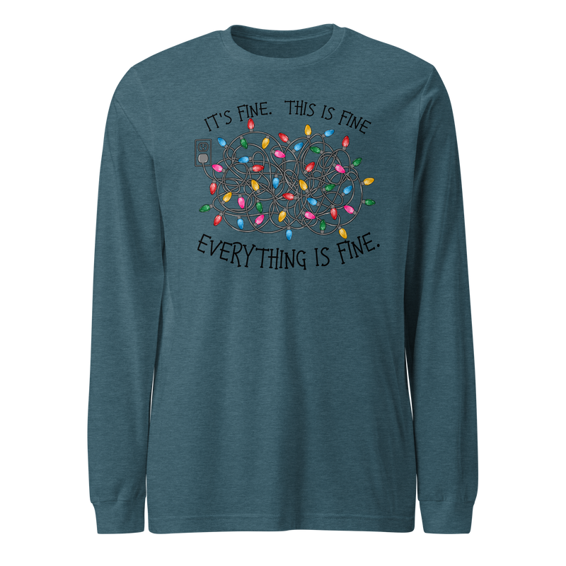 It's Fine Christmas Light Bundle - Long Sleeve