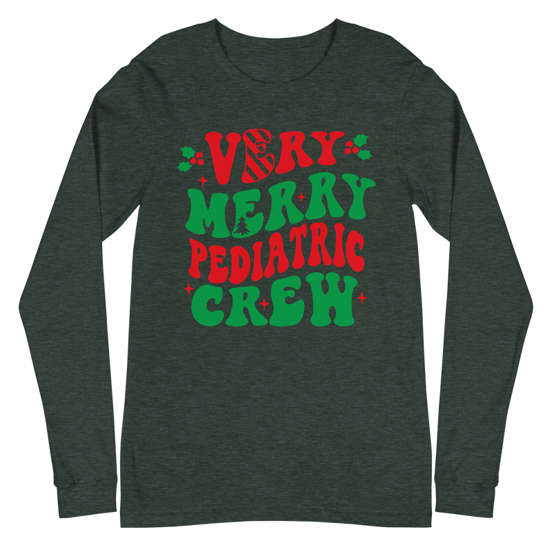 Very Merry Pediatric Crew - Long Sleeve