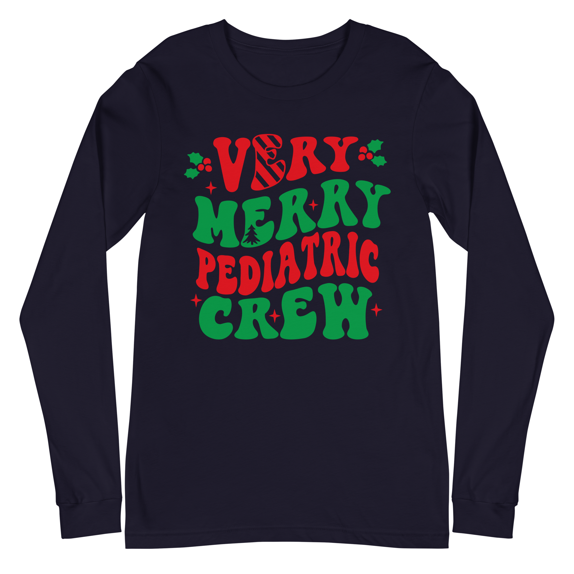 Very Merry Pediatric Crew - Long Sleeve