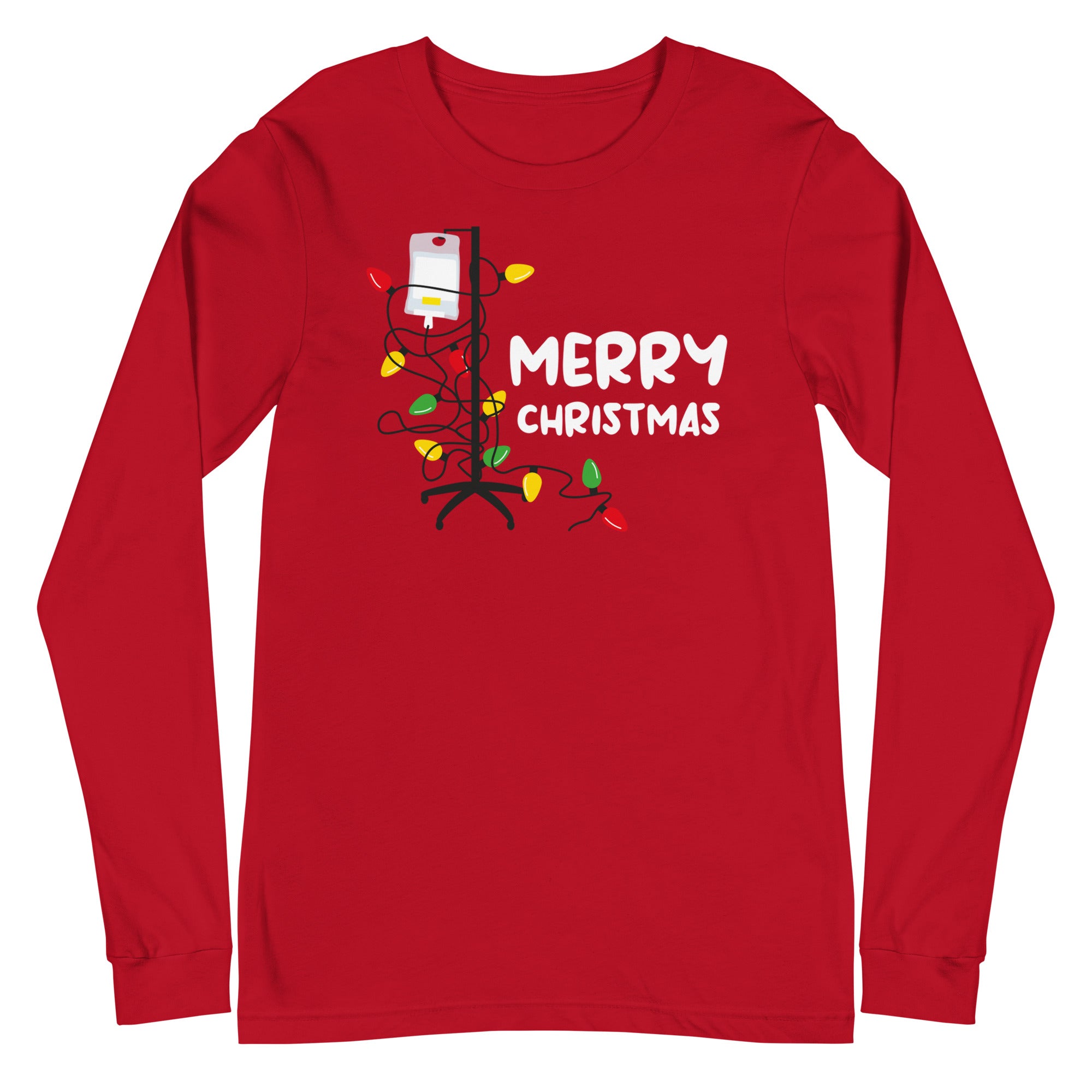 Merry Christmas Tangled Lights - Long Sleeve