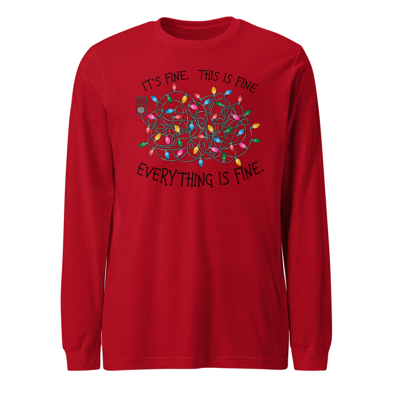 It's Fine Christmas Light Bundle - Long Sleeve