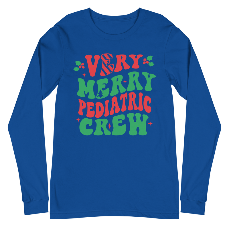 Very Merry Pediatric Crew - Long Sleeve