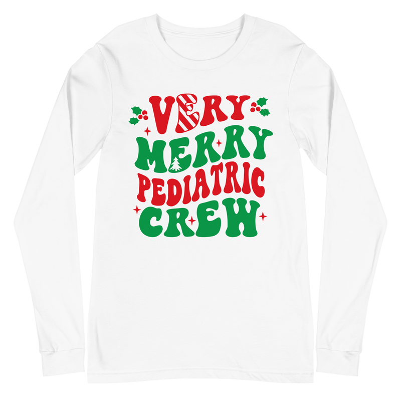 Very Merry Pediatric Crew - Long Sleeve