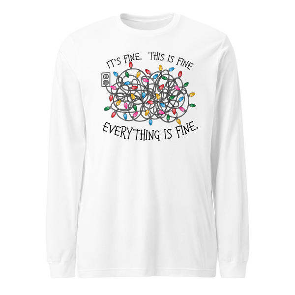 It's Fine Christmas Light Bundle - Long Sleeve