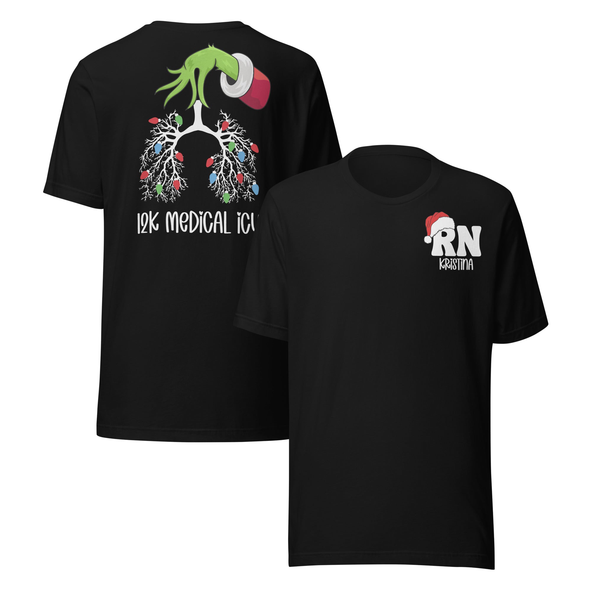 Thoracic Grinch Custom Unit Nurse Shirts