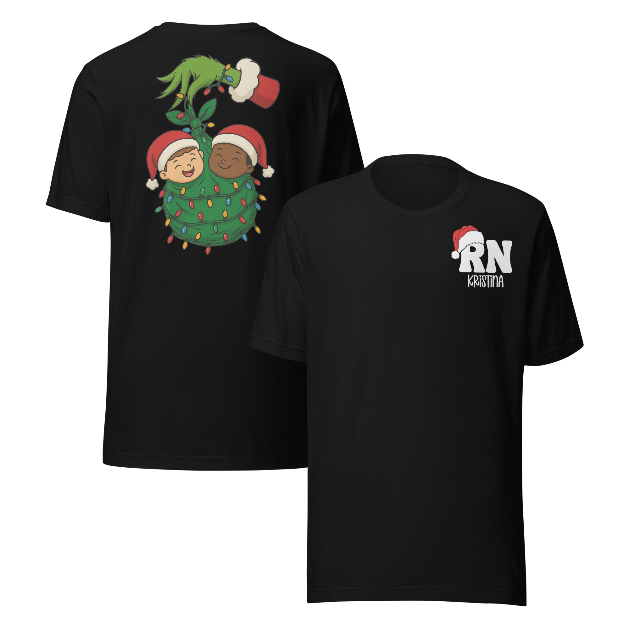 Grinch Christmas Babies Custom Holiday Nurse Shirt