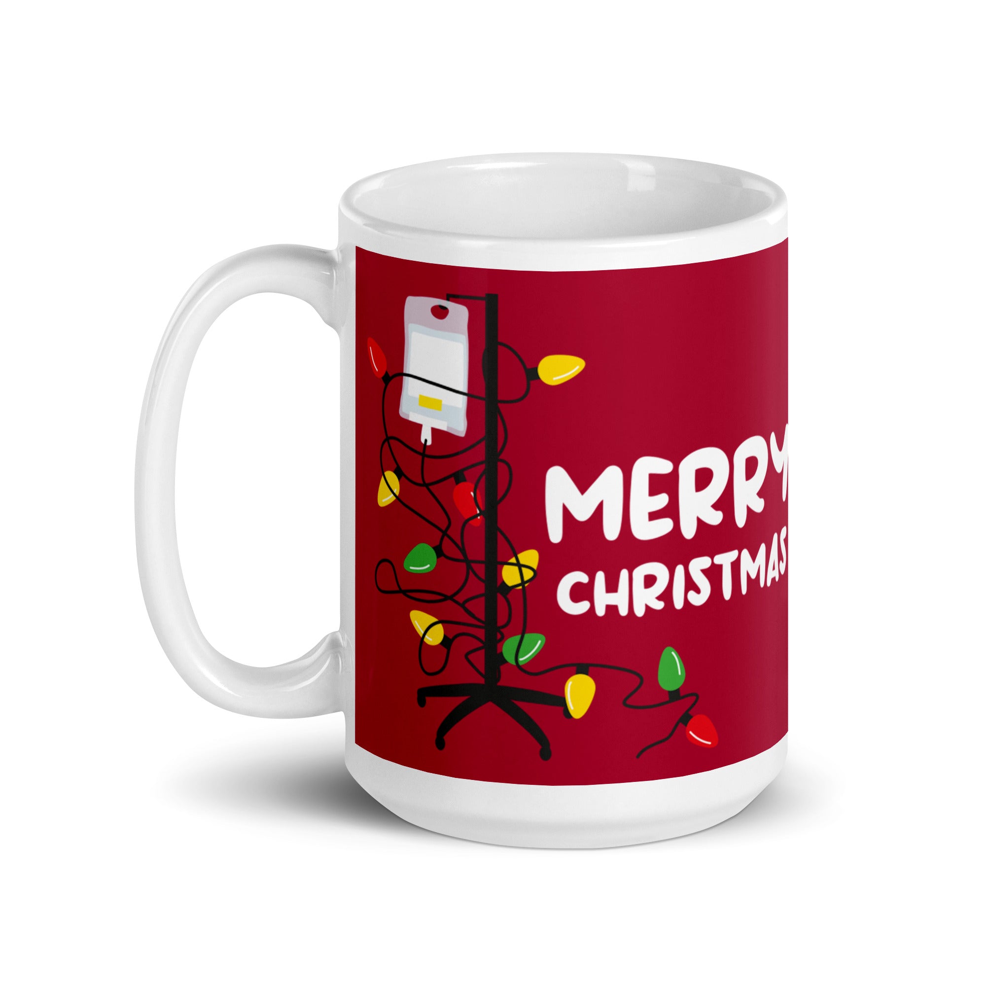 Mug: Merry Christmas Tangled Lines