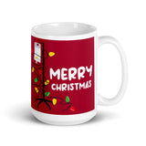 Mug: Merry Christmas Tangled Lines