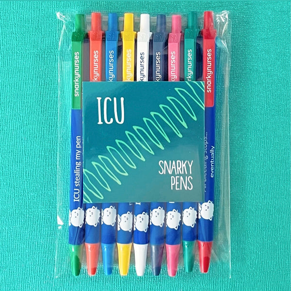 Snarky Pens: Pediatrics (Set of 9 Pens) – snarkynurses