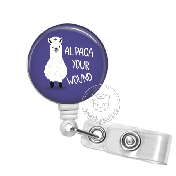 Badge Reel: Alpaca Your Wound