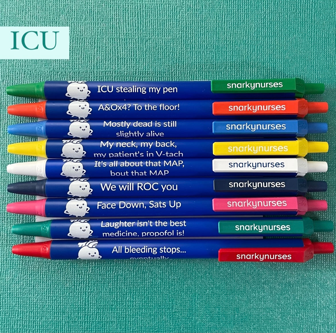 Snarky Pens: ICU (Set of 9 Pens)