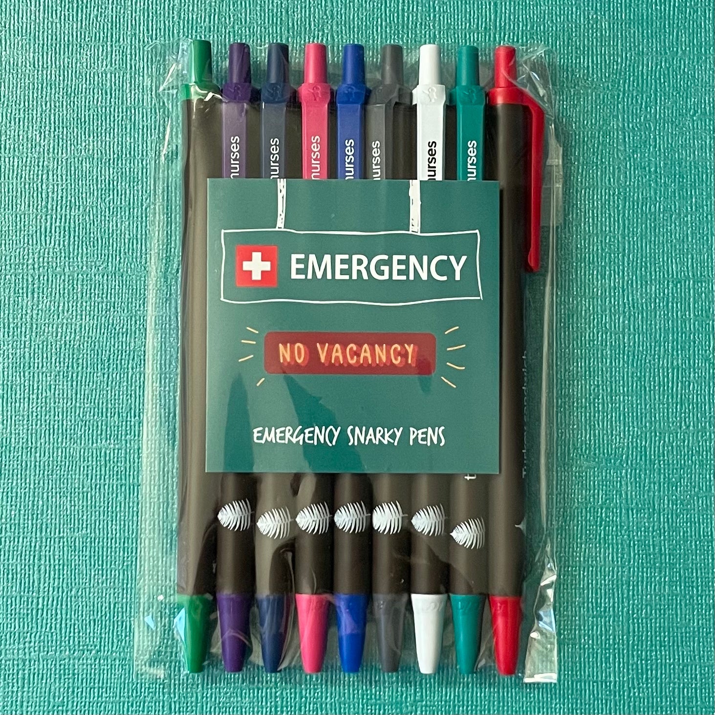 Snarky Pens: Emergency - Set of 9 Pens