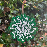 Ornament: Fuckflake - Glitter Acrylic Engraved