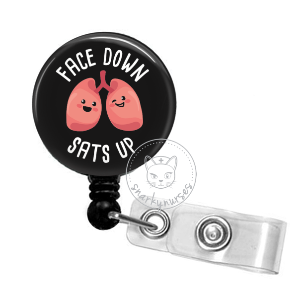 Badge Reel: Face down sats up - Multiple Colors!