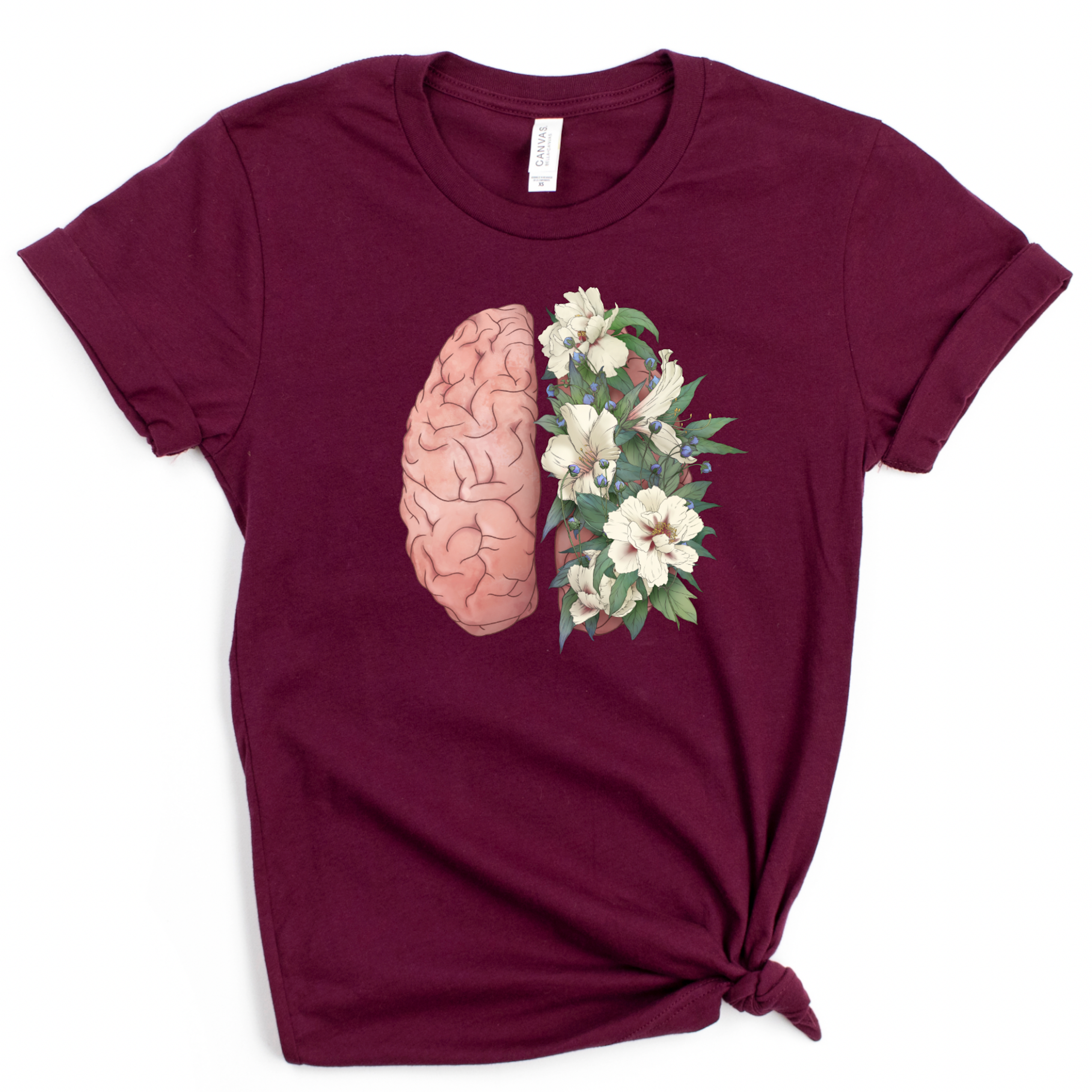 Floral Anatomical Brain