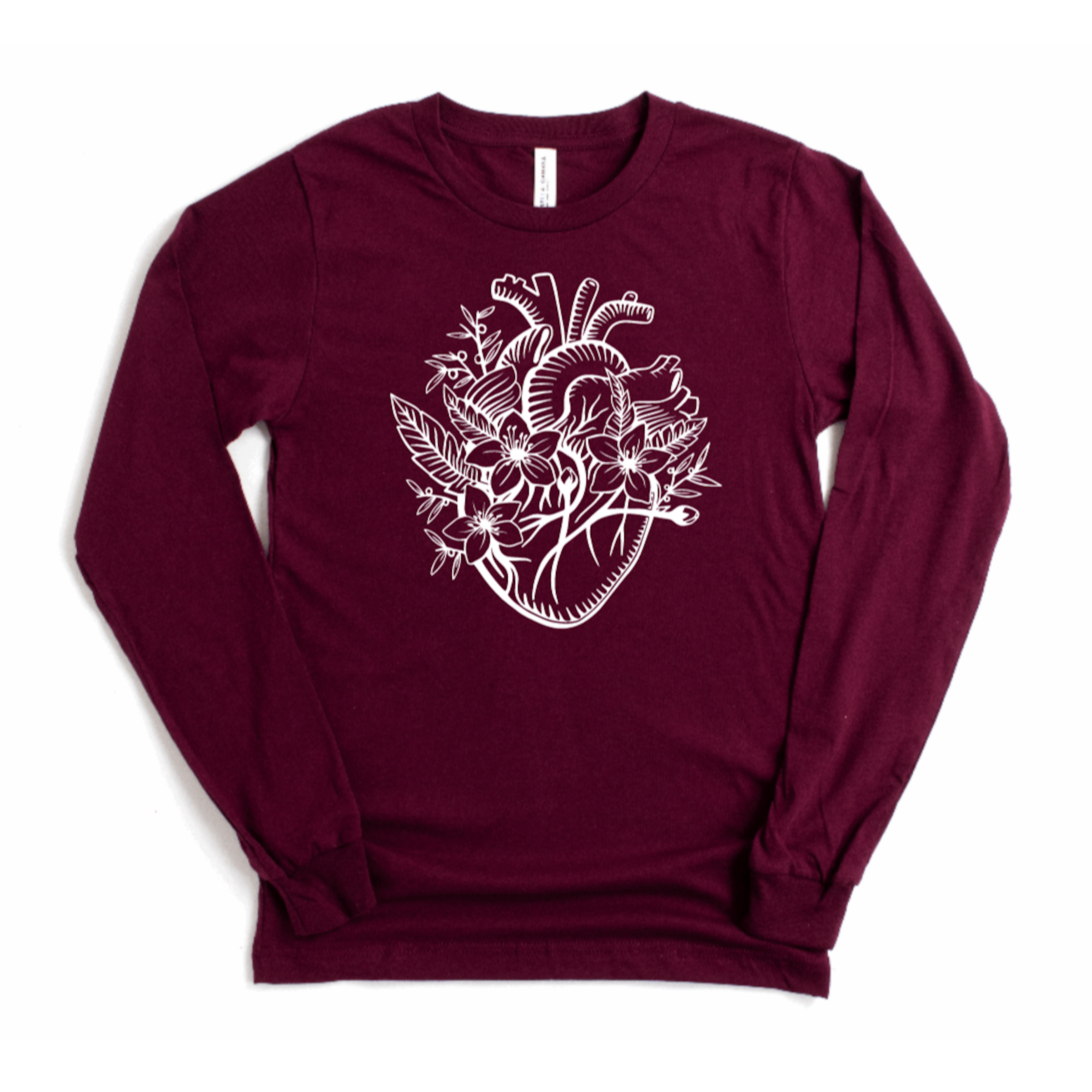 Floral Heart - Long Sleeve