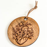 Ornament: Floral Heart