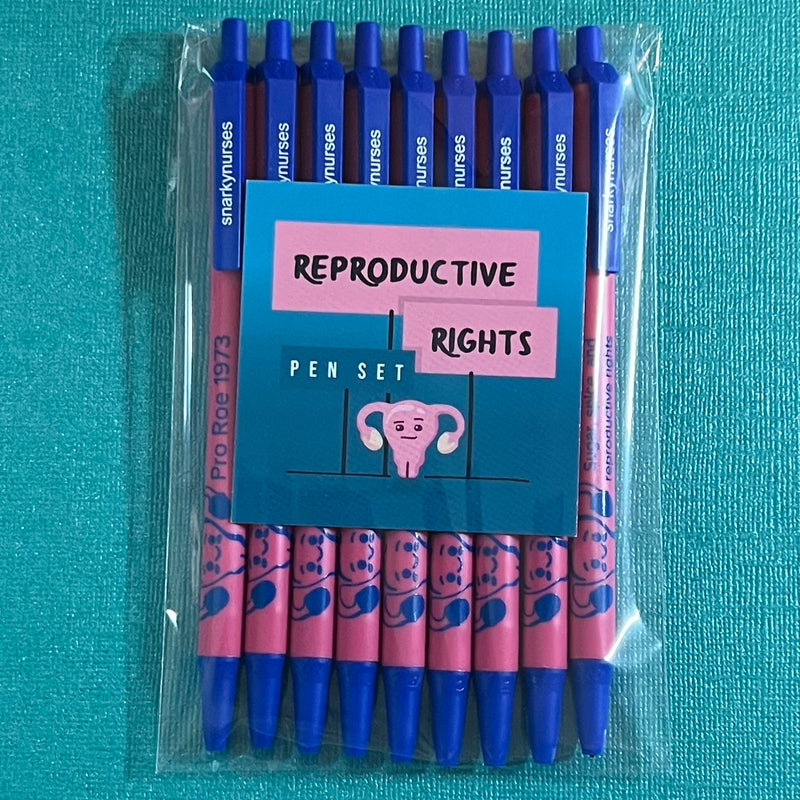 Snarky Pens: Reproductive Rights (Set of 9 Pens)