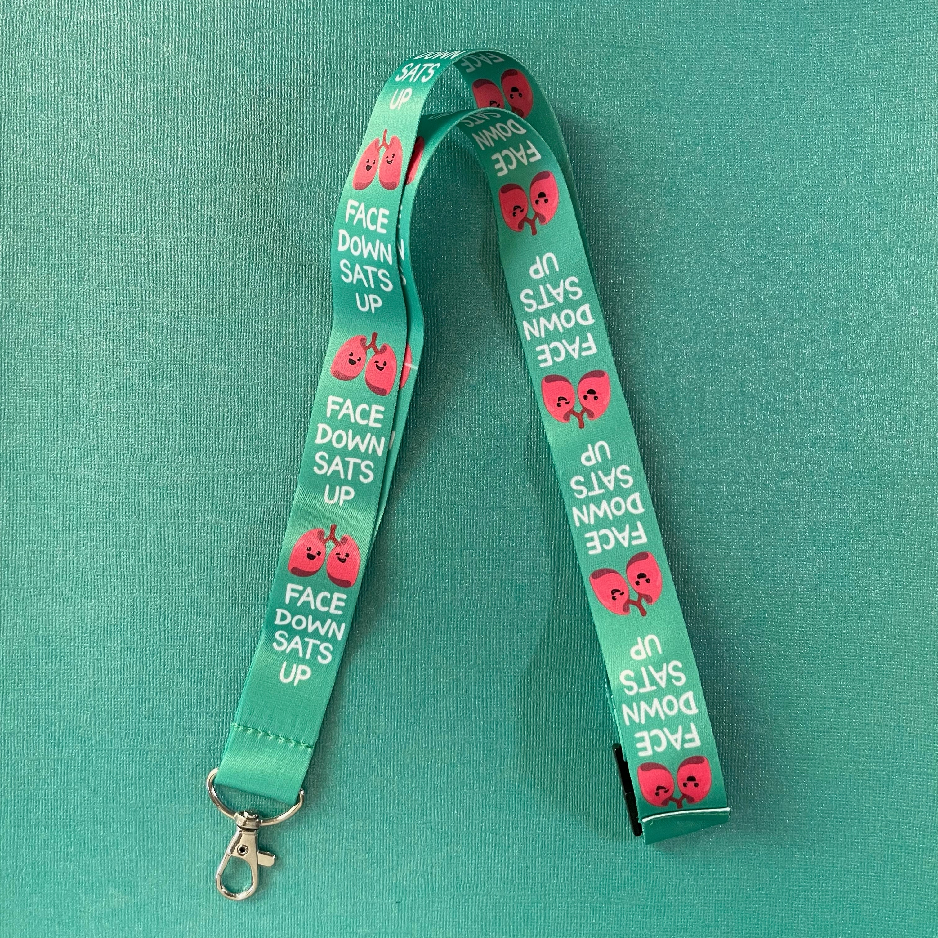Lanyard: Face Down Sats Up